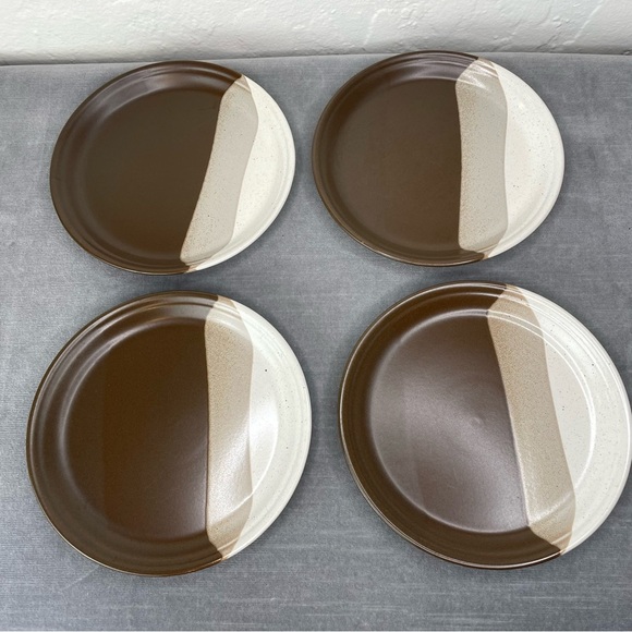 Vintage Mikasa Studio Kiln Plates Set of 4 Ben Seibel 1970s/1980s - Picture 11 of 14